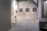 Large Soaking Tub/Shower combo in Twin Bedroom Bath